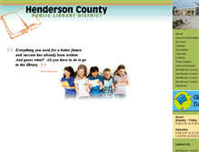 Tablet Screenshot of hendersoncolibrary.com